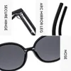 2024 New Round Exaggerated Leg Shaped Sunglasses for European and American Women Men with Unique Retro UV400 Jewelry Gift Accessories Wholesale Factory 8 Colors #79