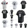 White Sox Custom Baseball Jerseys Bo Jackson Frank Thomas Tim Anderson Luis Robert Jr Yoan Moncada Michael Soroka något namnnummer hem borta tröja män kvinnor ungdom s-3xl