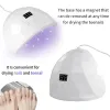 Kits 88W Roze nageldroger LED NAIL LAMP UV -lamp voor het genezen van alle gel nagellak met bewegingsdetectie manicure pedicures salon gereedschap