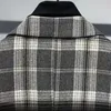 Costume de créateur masculin chute veste masculine Blazer Coton Veste en coton Plaid décontracté plus taille M-4xl