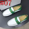 37Model Man Shoes Moda clássica moda italiana Estilo genuíno designer de couro Men mocassins deslizam mocassins de couro de boa qualidade homens de luxo sapatos de luxo