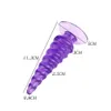 Sexy rotating pagoda transparent sucker backyard anal plug beads supplies shared by men and women to stimulate couples sex toys 240423