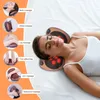 Masseur shiatsu Massageur Massage Pillow Nou-Nougle Back avec têtes tournantes Fonction de chaleur pour le bureau à domicile 240416