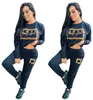 Navel exposed sexy Tracksuits Women Two Piece Sets Pants spring Rome Outfits Casual hoodies Top and jogging pants Suits Set