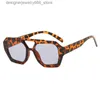 Lunettes de soleil Lunettes de soleil rétro carrées pour femmes Lunettes de soleil en miroir rétro pour femmes Color de bonbon de mode Oculos de Sol Feminino Q240426