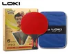 LOKI 6 estrellas Table Professional Tennis Racket Ebony Carbon Table Tennis Bat Attack Fast Ping Pong Racket Arco Pingpong Backets T19096430554