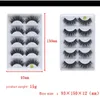 12style 5pairs1box Handmade valse wimpers 3D Mink Natuurlijke dikke wimpers 5 Paren1set Fake wimper beauty tools ePacket 1409258