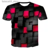 Men's T-Shirts Y2k Creative Vision Summer 3D Printing T-shirt for Mens Funny Short Sleeve Round Neck Fashion Street Clothing Q240425