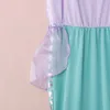 Платья девочки 2022 Осеннее детское платье для девочек точка цветочные принт новорожденных маленькие платья для хрусения платья принцессы