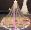 Cabelo de casamento lantejous de jóias de casamento lace apliques véu de casamento de 3 metros de comprimento véu de noiva de uma camada Catedral véu para acessórios de casamento na noiva