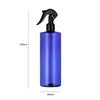 Lagringsflaskor 12 st 500 ml tom plastflaskavtryckssprutvattenpumpar som används för blommor hushållsmakeup mist spray pump 17oz