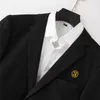 Designer mode man kostym blazer jackor rockar för män stylist brev broderi långärmad avslappnad fest bröllop kostymer blazer #22
