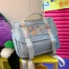 Rucksackstil japanische Modedamen doppelt wasserdichte Kawaii Frauen Schultaschen für Teenager Girls Schulter -Rucksäcke Süßes Beutel