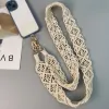 Remmar långa crossbody lanyard mobiltelefon hängande sladd anti förlust bakåt ihålig diamant vintage stil band universal telefon lanyard