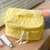 Cosmetic Bags Ins Travel Bag Portable Beauty Storage Toiletry Makeup Pouch Corduroy Zipper Girl Cases Box