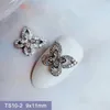 10 -stks kawaii vlinderlegering zirkoon kristallen strass sieraden nagel kunst onderdelen decoraties nagels accessoires charmes voorraden 240425