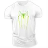 メンズTシャツFour Seasons Fashion Leisure Sports 2D Printing Spider Adult Crewneck Shirt Mens Tシャツクイック乾燥と快適なJ240426