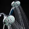 Bathroom Shower Heads 6 High Pressure Shower Head Combo Luxury 48 Settings Rainfall Hand Chrome 6745