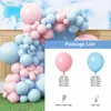 Украшение вечеринки 1Set Blue Pink Balloon Arch Garland Kit для пола открыть день рождения мальчик девочка детский душ декор обручальный душ