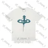 Viviane Westwood Men's Spray Orb Vivienne T Shirt Ropa de marca Men Mujeres Mujeres de verano con letras 100% Jersey de algodón TEES 1900