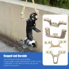 Akcesoria DIY Bow Slingshot Akcesoria Launcher Outdoor Fishing Gear Sier 304 Widok ze stali nierdzewnej na zewnątrz Hunting Akcesoria