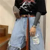 Riemen slijtvaste taille riem verstelbaar nylon voor tiener hiphop pant jas