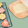 Stampi fais du 10pcs Nuovi stencil per torta fondente in mesh goffratura per la cottura a spruzzo di decorazioni spray stampi modelli di plastica stampi