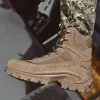 Schoenen 2023 NIEUWE FASOM MILITAIRE TACTICAL BOTES LEGER BOTES MANNEN MET SIDE ZAPPER ONDERDOOR Antislip Militaire man Laarzen Veiligheidsschoenen