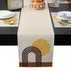 Table Cloth Abstract Art Customized Desktop Flow Channel Luxury Set Wedding Banquet Decoration Coffee Cloth Decoration 240426