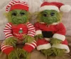 Grinch Doll Cute Christmas Gevulde pluche speelgoedmas geschenken voor kinderen thuisdecoratie op voorraad 211109636693