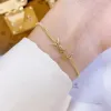 2024 Original designer Girlsl women letter bracelets elegant Love 18K Gold Bangles logo engrave bracelet Fashion Jewelry Lady Party