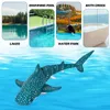 Smart RC RC Remote Controlled Shark Charging Bionic Electric Motor Simulazione di pesce dondolo Giochi d'acqua per bambini estivi 240417