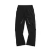 Workwear Rush Pants for Men's Spring and Autumn New American High Street Design Feel Zipper Pants Loose Outdoor Functional Style Pants