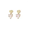 Stud Earrings Fashion Love One-piece Mosquito Coil Ear Clip Heart-shaped Studs All-match No Pierced For Women