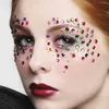 Tattoo overdracht 3d ogen gezicht make -up tijdelijke tattoo zelfklevende witte parel juwelen stickers festival haar lichaam kunstdecoraties nagel diamant 240426