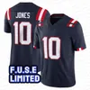 Drake Maye Christian Gonzalez Matthew Judon Jersey de futebol Tom Brady Rhamondre Stevenson Juju Smith-Schuster DeMario Douglas Kendrick Bour Legacy Réplica Jersey