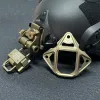 Accessoires Military Helm Rahmen Rahmen NVG Leichentuch -Adapter 3 Loch Skelett Lichtbogenschiene Leichtes Aluminium für schnelle Michhelm