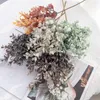 Decorative Flowers Faux Plant Party Decor Realistic Artificial Branch With Stem For Home Wedding Reusable Non-withering Plastic