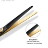 Hår sax 8-delat/set hårskärning tunt skärning av rostfritt stål hårklippning av hörnskamkit Q240426