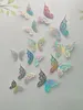 12 pezzi 3D Adesivo a parete a farfalla 3D Camera da letto da letto DECORAZIONE DECORAZIONE 240418