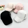 Boll Caps Kpop Hat Piercrbaseball Justerbar Cap Hip Hop Snapback Cap Fashion J240425