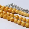Tasbih Muslim Amber Rosary Resin Material Islam Prayer Beads handmade Fashion jewelry Misbaha Sibaha Tasbeeh 240415
