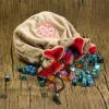 Gambling New Drawstring Dice Bag Flannelette DoubleLayer Storage Bag Round Bottom Big Pouch for Packing Gift RPG Dice Board Game