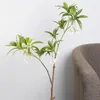 Decorative Flowers 1pc Simulation Home Decor Green Plants Ficus Religiosa Plastic Chinese Style Flower Arrangement Diy Living Room