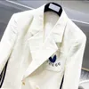 Designer Men Blazer jacket Coat letter Business Casual Slim Fit Formal Suit Blazers Men Suits top pant Size M-3XL