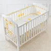 Bumlare nyfödda barn staket sommaren andningsbar säkerhet crib järnväg 300*28 cm mesh baby stötfångare kraschbarriär