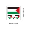 10-200pcs Palestine Face Autocollants Autocollants de transfert d'eau Couleurs vibrantes Couleurs de palestine Sticker Tattoo Sticker Sans effort 240425