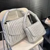 2024 bolso de diseño de alta calidad bolso de hombro para mujeres bolsas de bolsas de moda bb bag de axila de moda de algodón de cuero suave como el algodón de viaje de verano bolso de playa