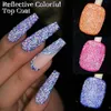 Nagellak lilycute 7 ml glitter reflecterende nagelgellak Alles voor manicure zilver moussief kleurrijke top jaseffect afwezig van vernis y240425