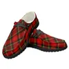 Casual Shoes InstantArts Plaid Literary Simple Fashion Design Boys Lightweight Fole Flats Slip On Manlig sneaker Driving Mocasines